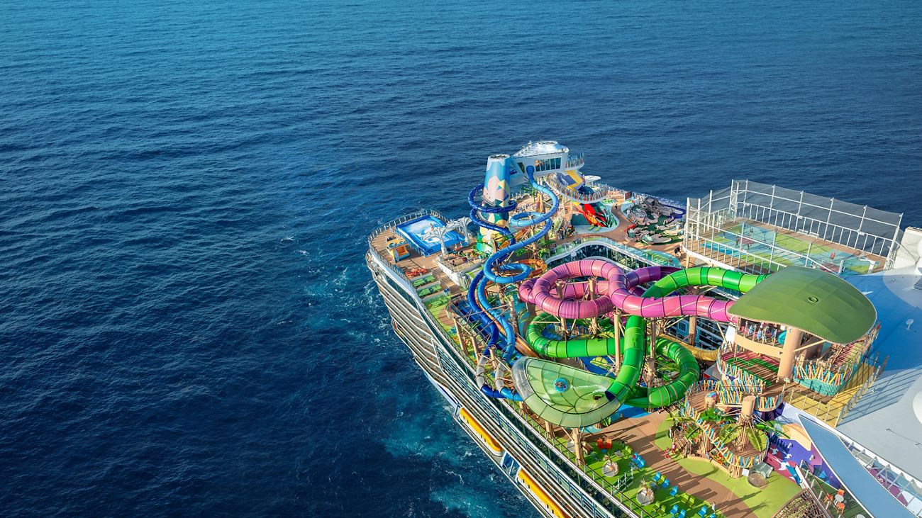 Waterslides at Category 6 Waterpark